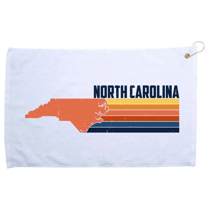 Retro Vintage North Carolina Grommeted Golf Towel