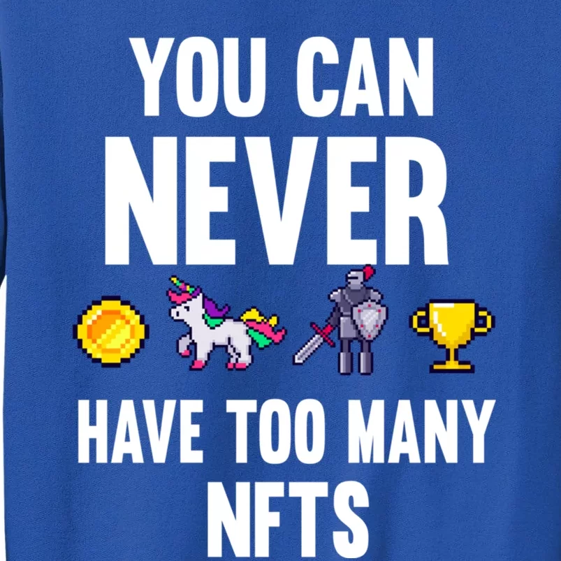 Nft Crypto Non Fungible Token Digital Art Collectibles Token Gift Tall Sweatshirt