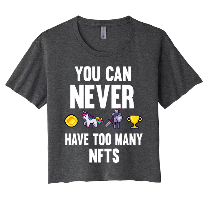 Nft Crypto Non Fungible Token Digital Art Collectibles Token Gift Women's Crop Top Tee