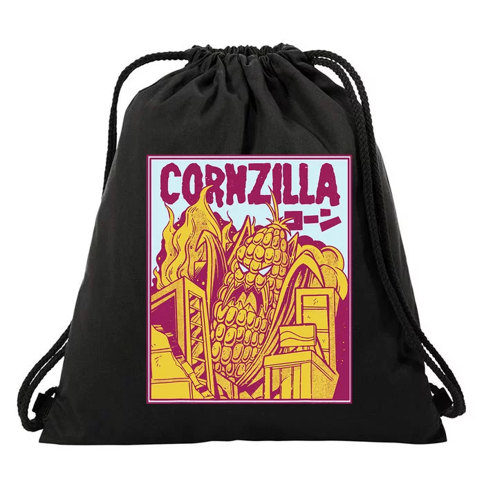 Nebraska Corn Drawstring Bag