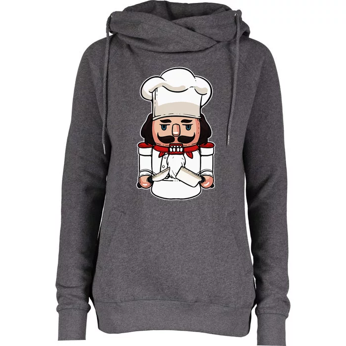 Nutcracker Cook Womens Funnel Neck Pullover Hood