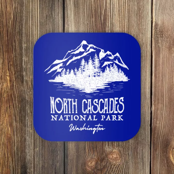 North Cascades National Park Mountain Design Cute Gift Coaster