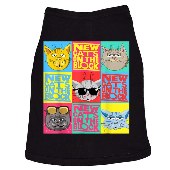 New Cats On He Block Funny Pop Culture Cat Hemed Party Doggie Tank