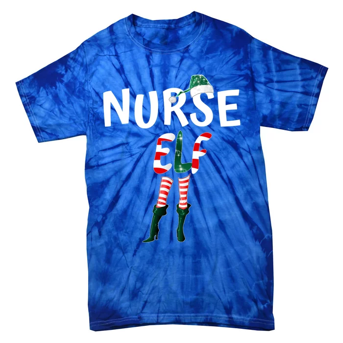 Nurse Christmas Outfit Great Xmas Gift For A Nurse Gift Tie-Dye T-Shirt