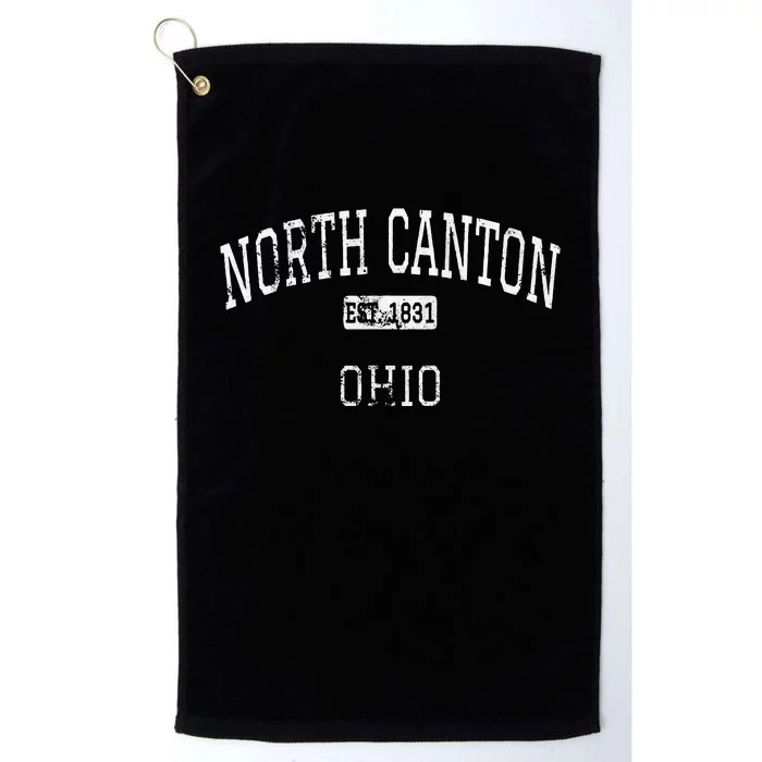 North Canton Ohio Oh Vintage Platinum Collection Golf Towel