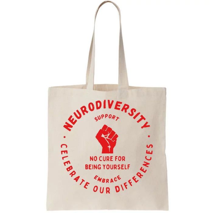 Neurodiversity Celebrate Our Differences Embrace Support Tote Bag