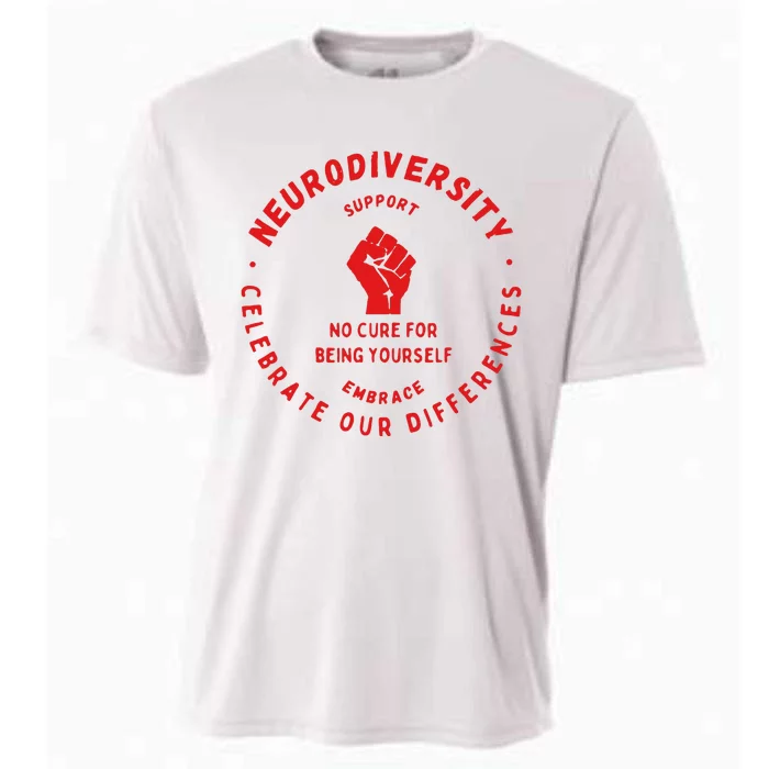 Neurodiversity Celebrate Our Differences Embrace Support Cooling Performance Crew T-Shirt