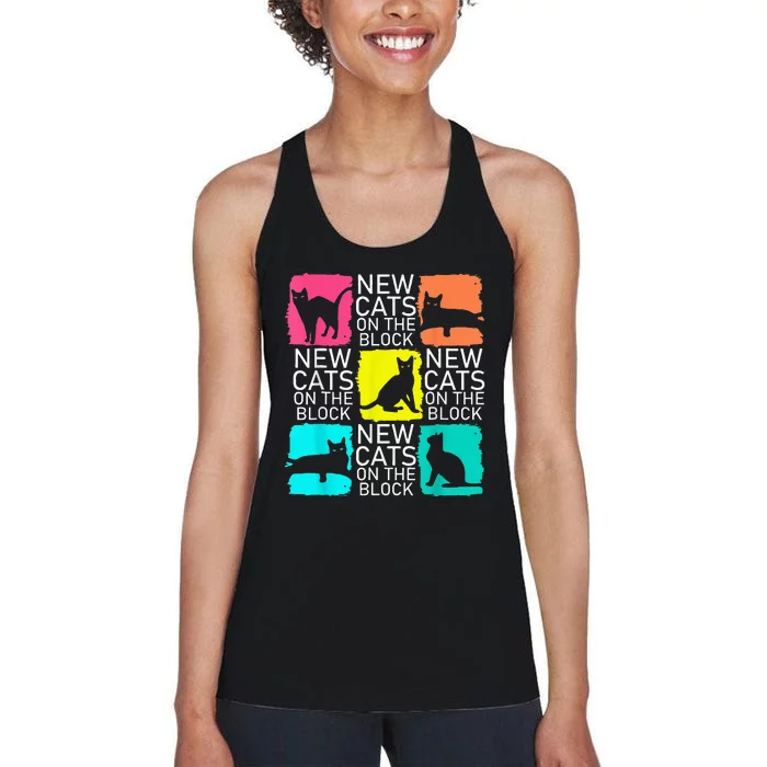 New Cats On The Block Women's Racerback Tank