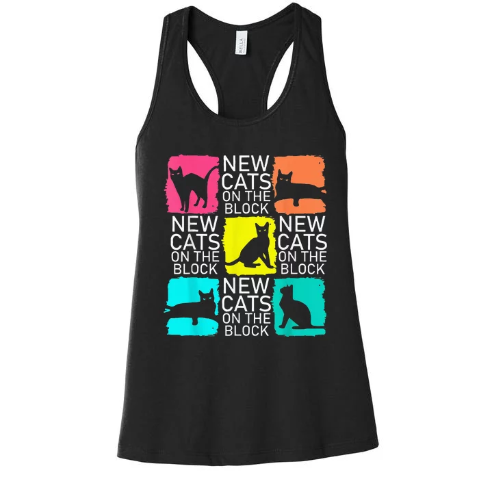 New Cats On The Block Women's Racerback Tank