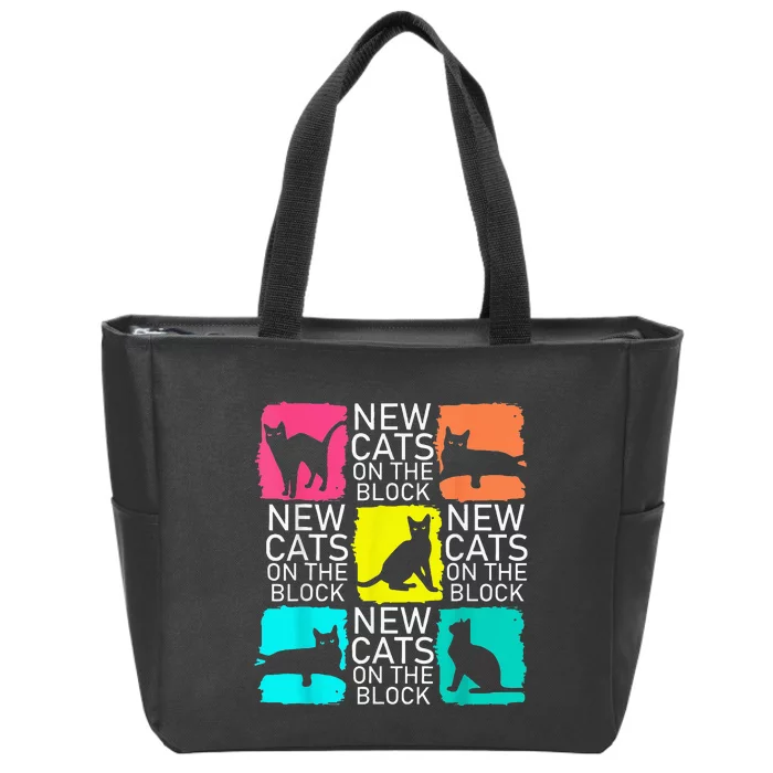 New Cats On The Block Zip Tote Bag