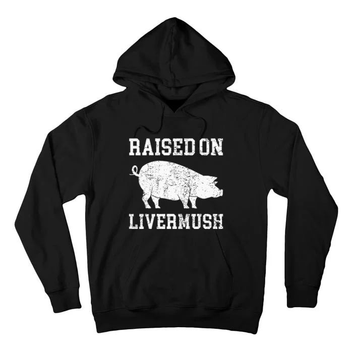 North Carolina Pride Raised On Livermush Tall Hoodie