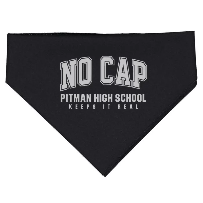 No Cap Pitman High School Keepin It Real USA-Made Doggie Bandana