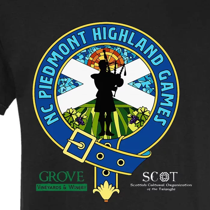 North Carolina Piedmont Highland Games Piper Edition Garment-Dyed Heavyweight T-Shirt