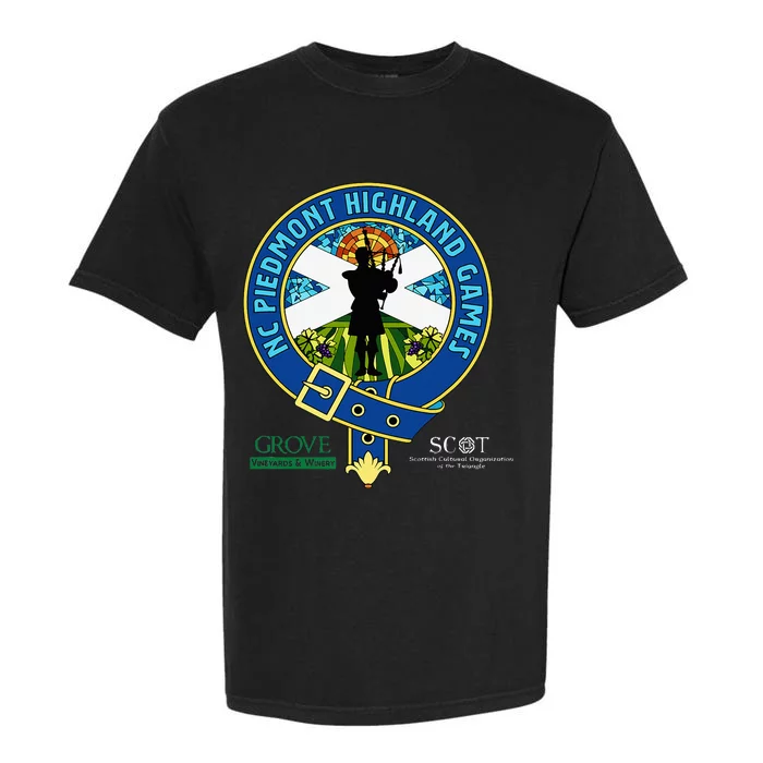 North Carolina Piedmont Highland Games Piper Edition Garment-Dyed Heavyweight T-Shirt