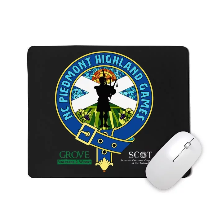 North Carolina Piedmont Highland Games Piper Edition Mousepad