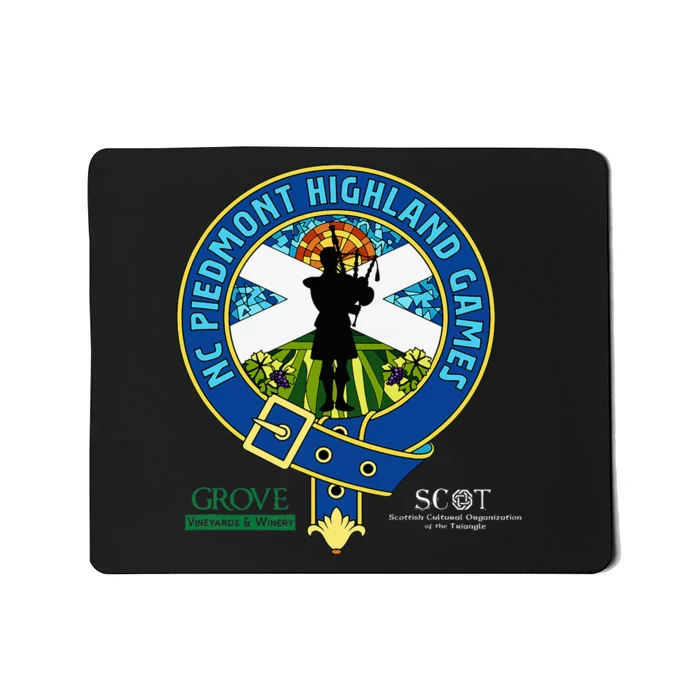 North Carolina Piedmont Highland Games Piper Edition Mousepad