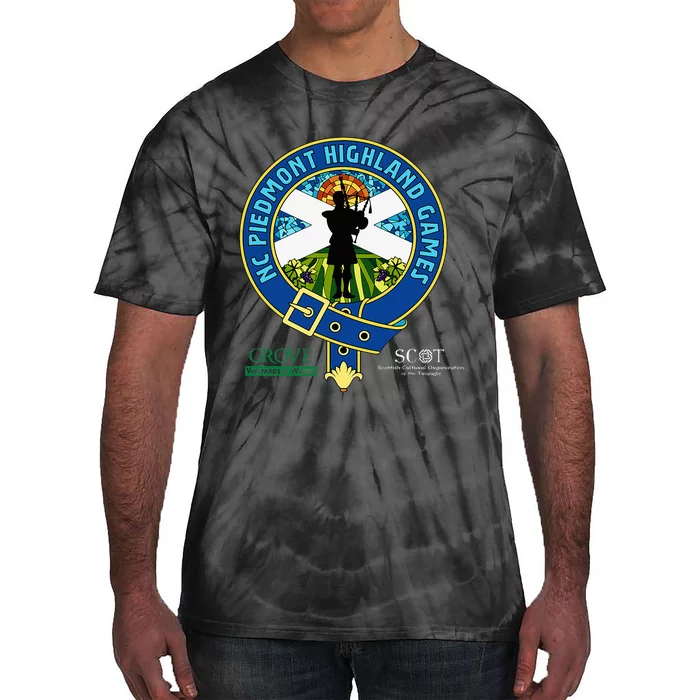 North Carolina Piedmont Highland Games Piper Edition Tie-Dye T-Shirt