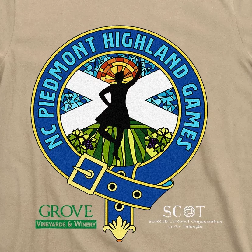 North Carolina Piedmont Highland Games Dancer Edition T-Shirt