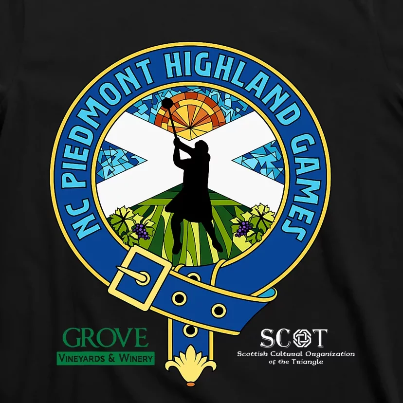 North Carolina Piedmont Highland Games Athlete Edition T-Shirt