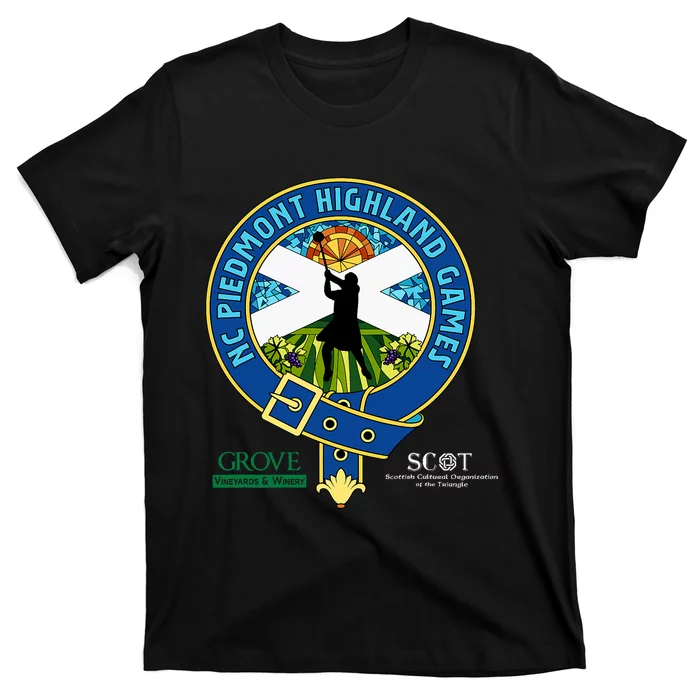 North Carolina Piedmont Highland Games Athlete Edition T-Shirt