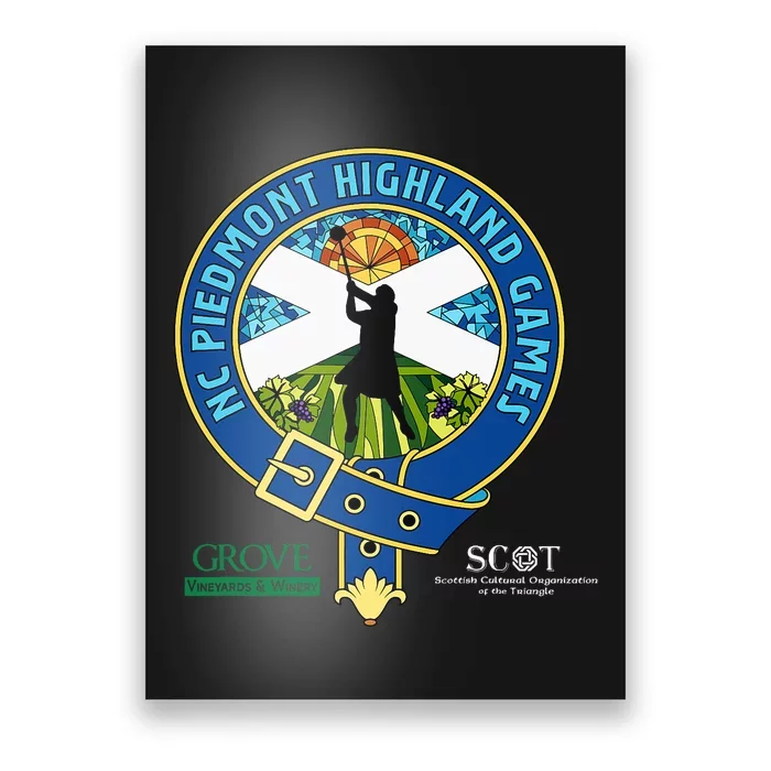 North Carolina Piedmont Highland Games Athlete Edition Poster