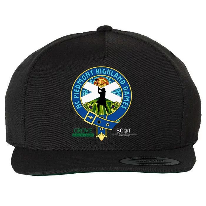 North Carolina Piedmont Highland Games Athlete Edition Wool Snapback Cap