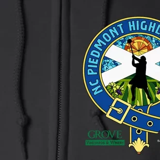 North Carolina Piedmont Highland Games Athlete Edition Full Zip Hoodie