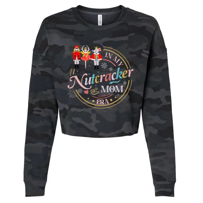 Nutcracker Christmas Quote In My Nutcracker Mom Era Cropped Pullover Crew