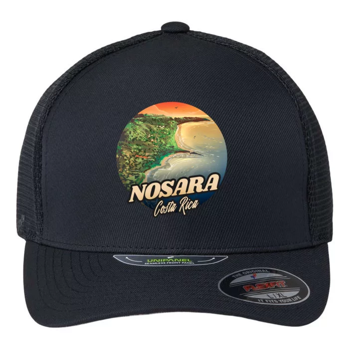 Nosara Costa Rica Touristic Flexfit Unipanel Trucker Cap