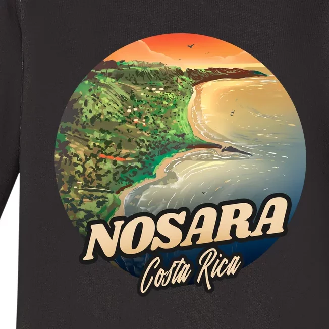 Nosara Costa Rica Touristic Baby Long Sleeve Bodysuit