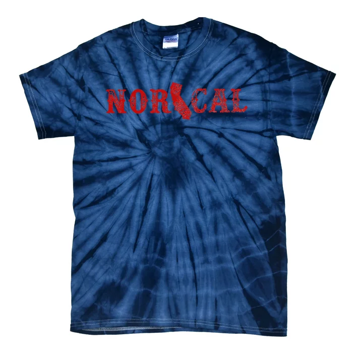 NOR CAL Retro Style California Tie-Dye T-Shirt