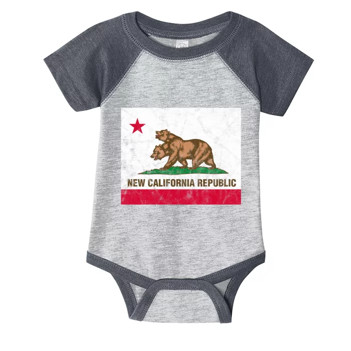 New California Republic Ncr Flag State Distressed Infant Baby Jersey Bodysuit