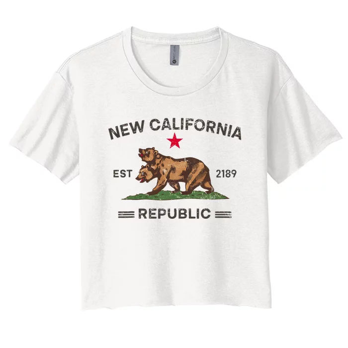 New California Republic Ncr Women's Crop Top Tee