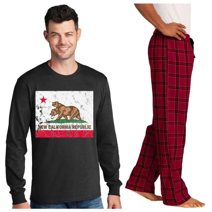 New California Republic Ncr Flag State Long Sleeve Pajama Set