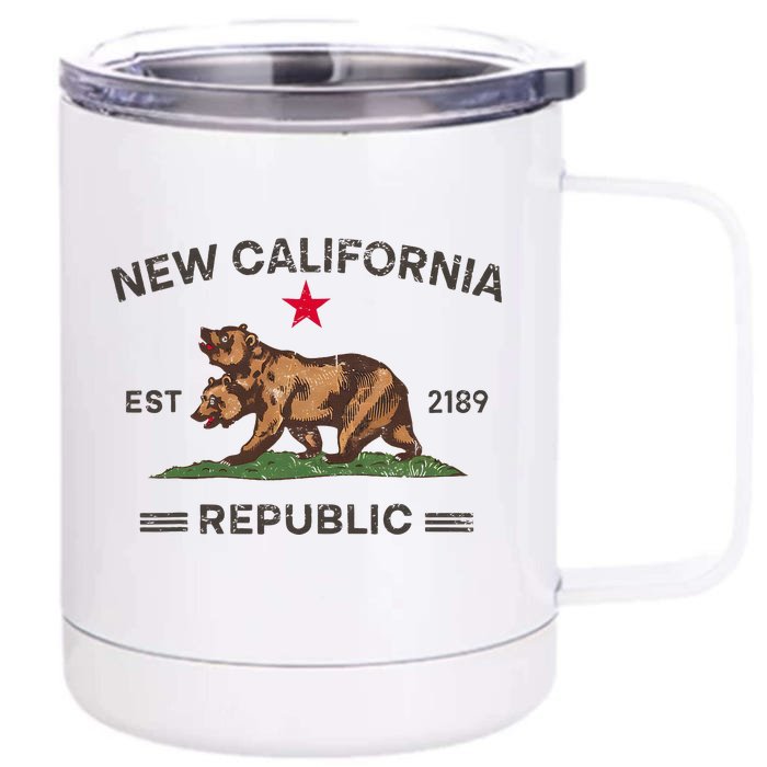 New California Republic 12 oz Stainless Steel Tumbler Cup