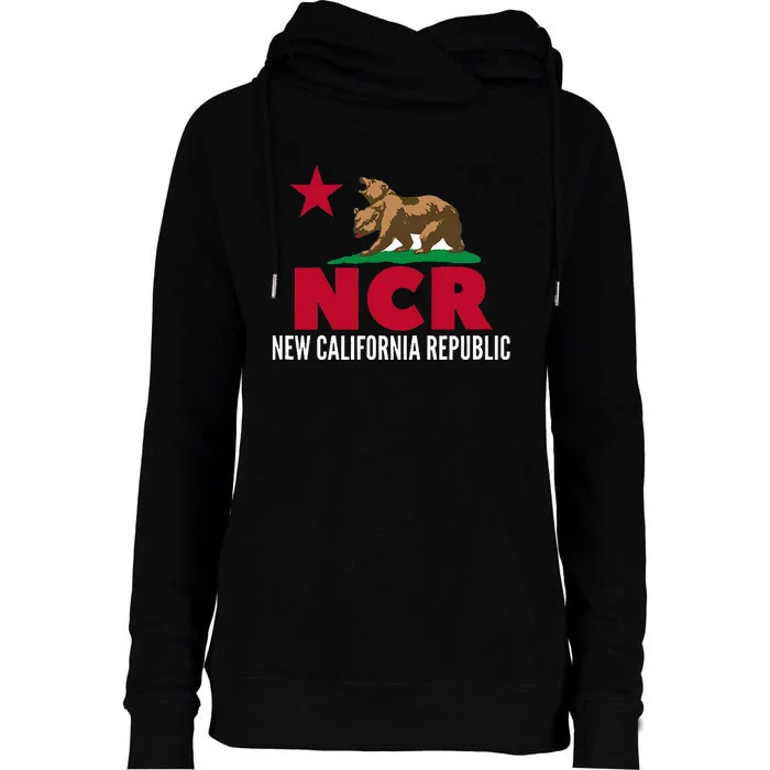 New California Republic NCR Liberty Womens Funnel Neck Pullover Hood