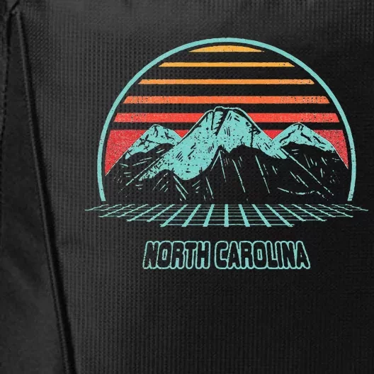 North Carolina Retro Mountain Hiking 80s Style City Backpack