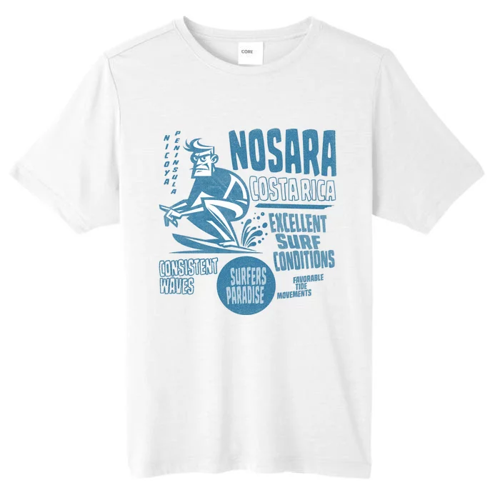 Nosara Costa Rica Sufing Vintage ChromaSoft Performance T-Shirt