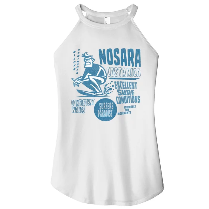 Nosara Costa Rica Sufing Vintage Women’s Perfect Tri Rocker Tank