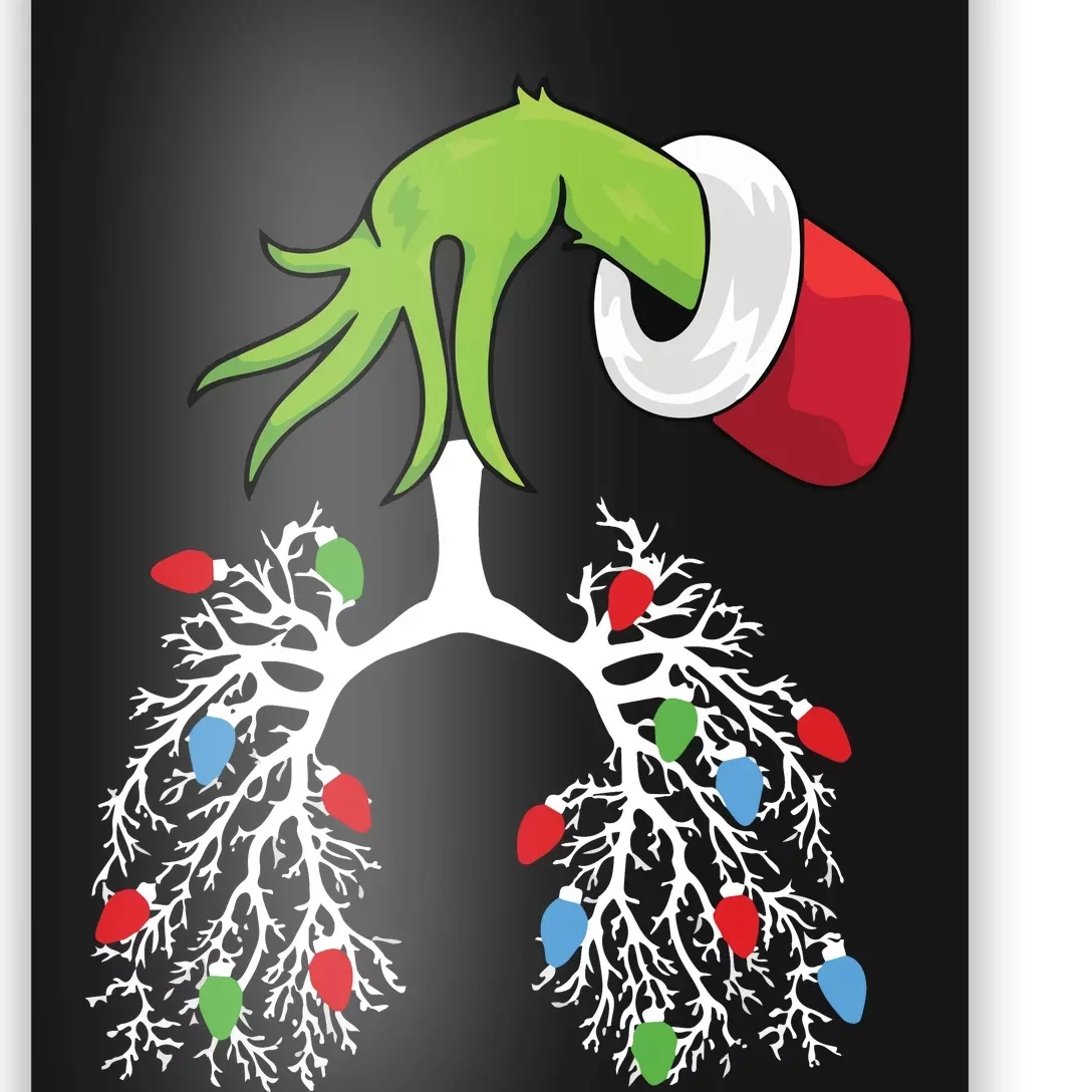 Nurse Christmas Respiratory Therapist Poster