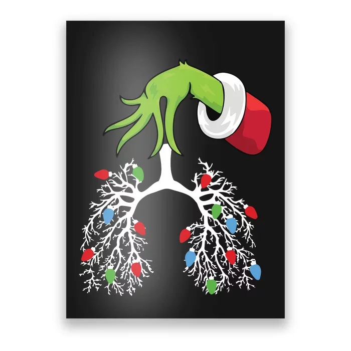 Nurse Christmas Respiratory Therapist Poster