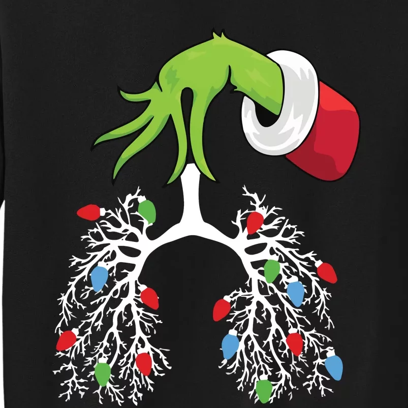 Nurse Christmas Respiratory Therapist Tall Sweatshirt