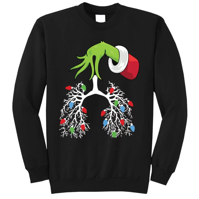 Nurse Christmas Respiratory Therapist Tall Sweatshirt