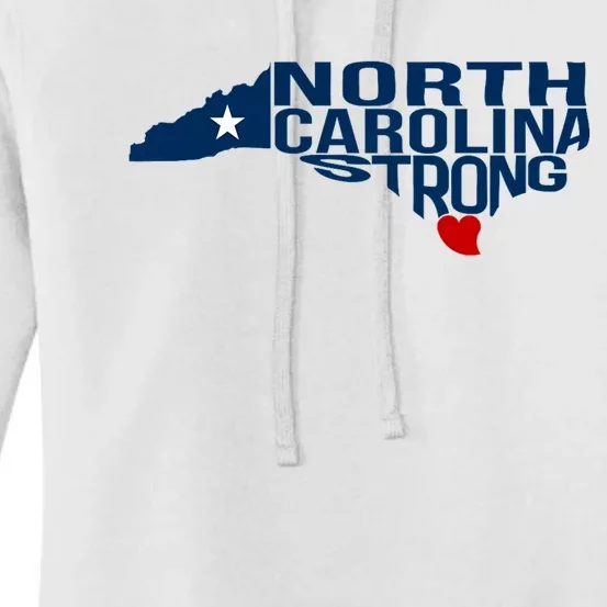 North Carolina Strong With Nc State And Love North Carolina Women's Pullover Hoodie