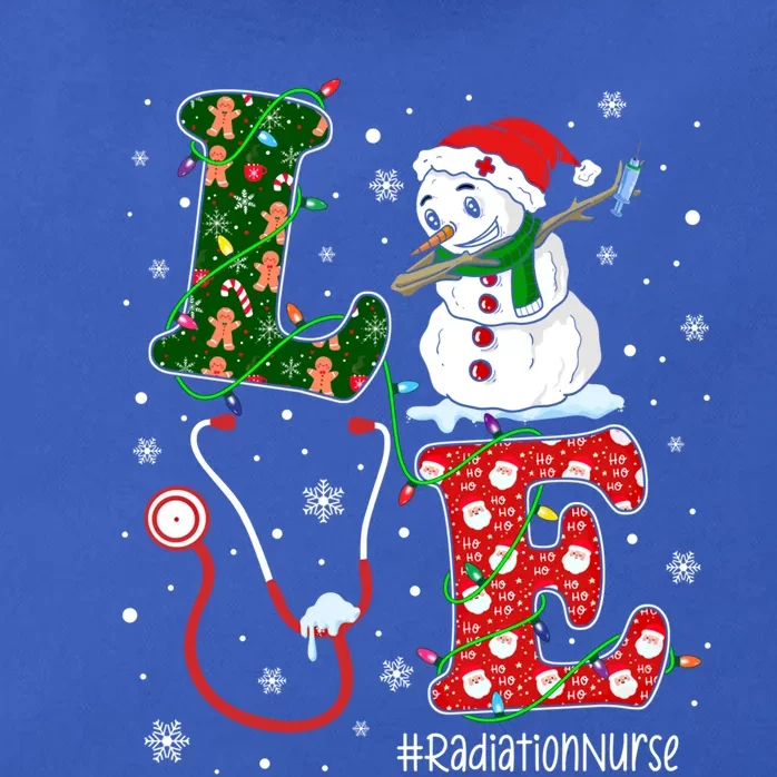 Nursing Christmas Santa Reindeer Love Radiology Nurse Life Cute Gift Zip Tote Bag