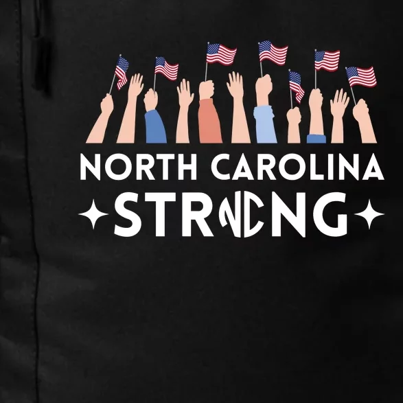 North Carolina Strong Support Nc Flag Daily Commute Backpack