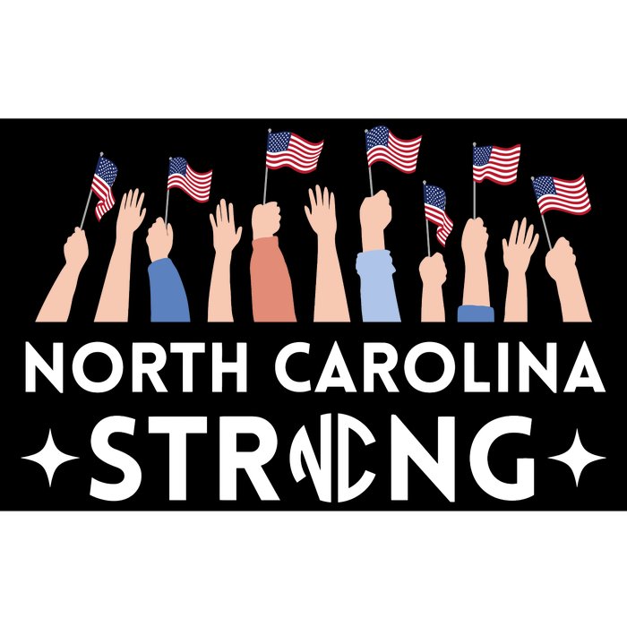 North Carolina Strong Support Nc Flag Bumper Sticker