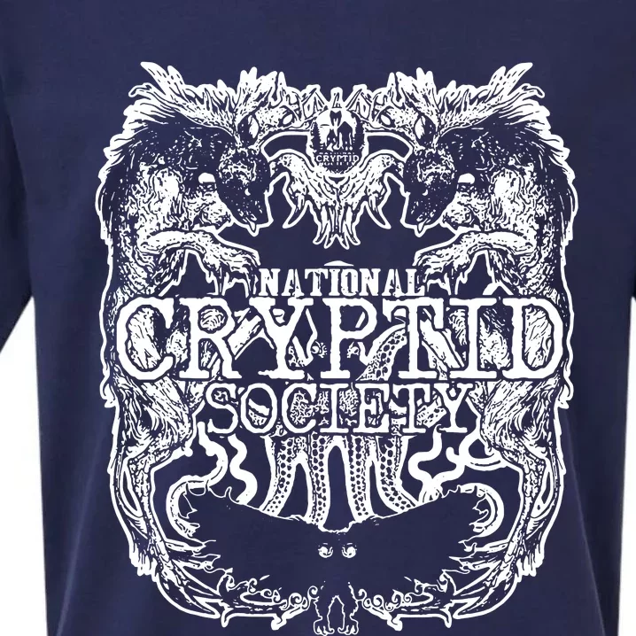 National Cryptid Society Wendigo Giant Octopus Mothman Beast Sueded Cloud Jersey T-Shirt