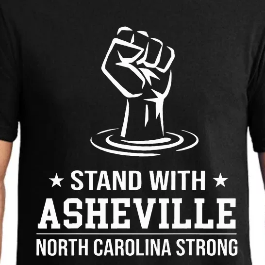 North Carolina Strong Asheville Nc Stand With Asheville 2024 Pajama Set