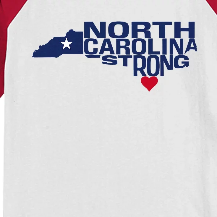 North Carolina State Strong Nc Love Kids Colorblock Raglan Jersey